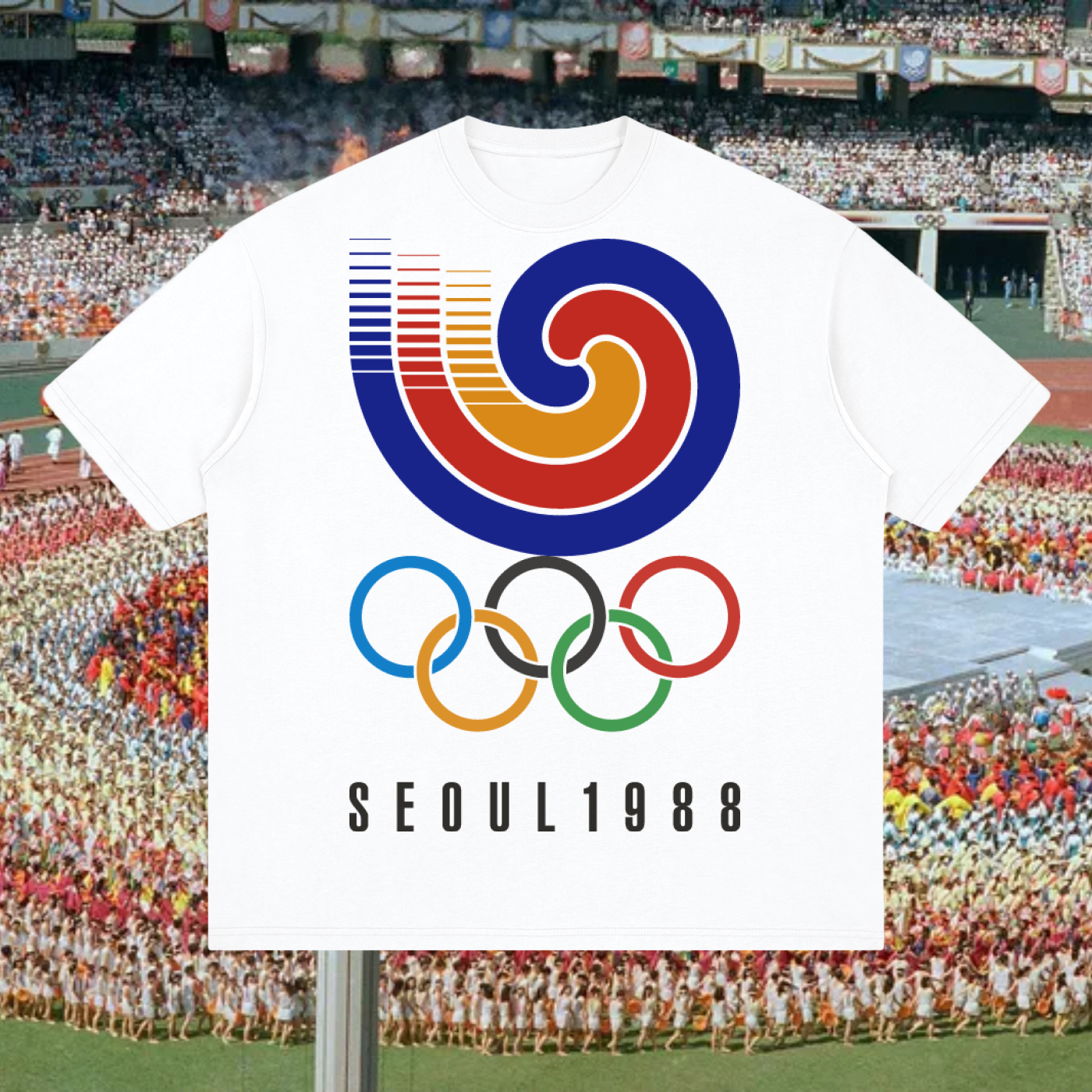 Seoul 1988 Emblem Tee — front