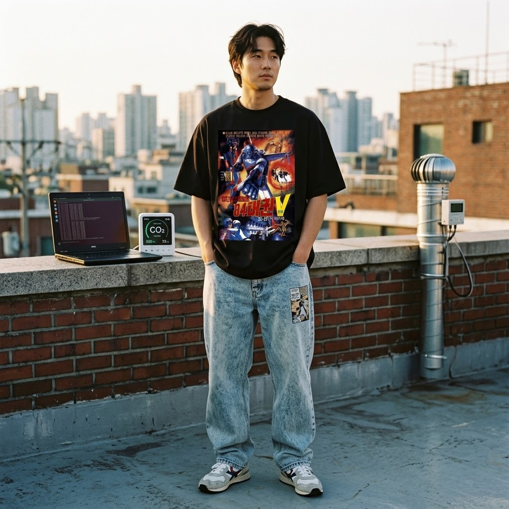 Robot Taekwon V ’84 Tee — back